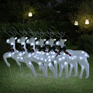 vidaXL Christmas Reindeers Decoration Christmas Lighting Display with LEDs-14