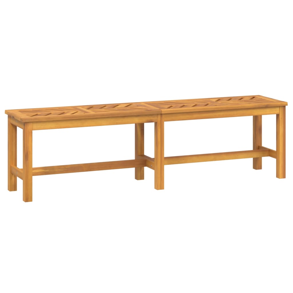 vidaXL Outdoor Bench Patio Furniture Dining Bench for Garden Solid Wood Acacia-19