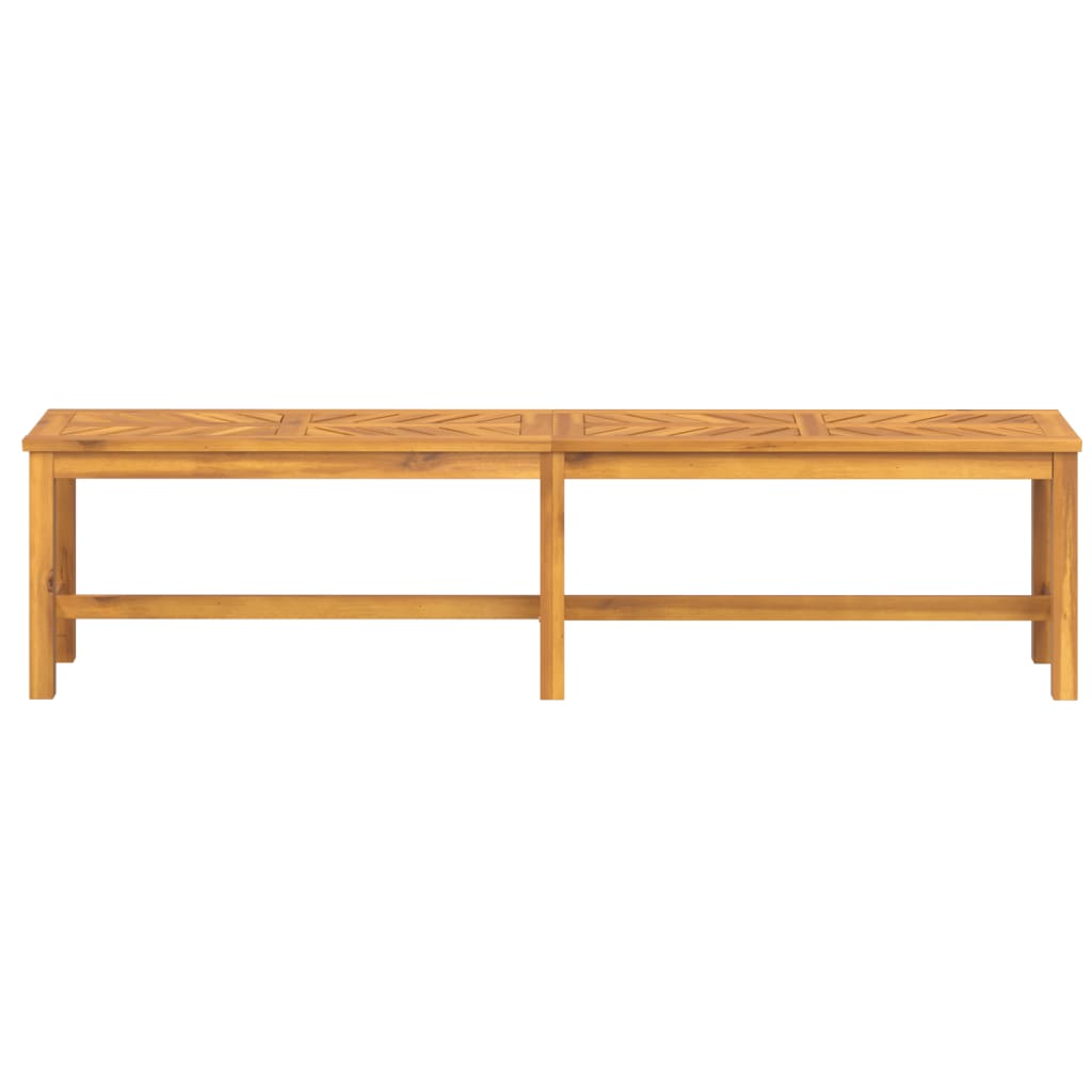 vidaXL Outdoor Bench Patio Furniture Dining Bench for Garden Solid Wood Acacia-9