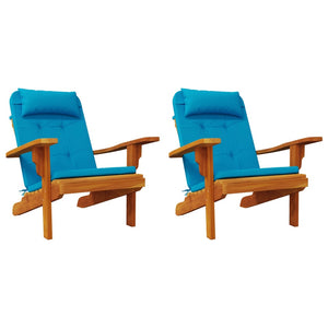 vidaXL Chair Cushion 2 Pcs Adirondack Seat Pad Chair Cushion Oxford Fabric-23