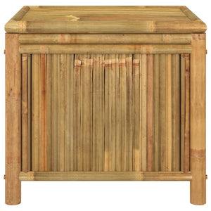 vidaXL Outdoor Storage Box Patio Furniture Garden Storage Chest Seat Bamboo-12