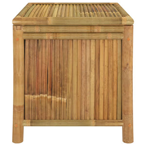 vidaXL Outdoor Storage Box Patio Furniture Garden Storage Chest Seat Bamboo-15