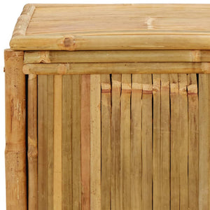 vidaXL Outdoor Storage Box Patio Furniture Garden Storage Chest Seat Bamboo-24