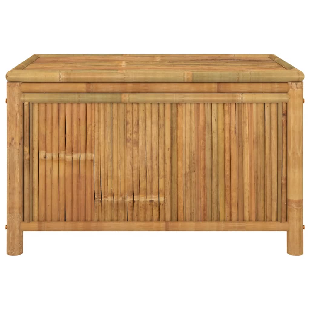 vidaXL Outdoor Storage Box Patio Furniture Garden Storage Chest Seat Bamboo-10