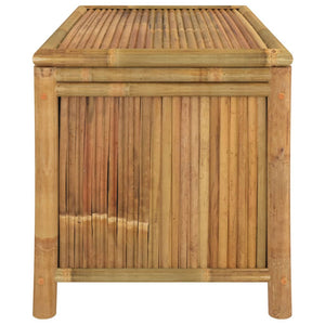 vidaXL Outdoor Storage Box Patio Furniture Garden Storage Chest Seat Bamboo-13