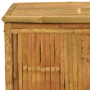 vidaXL Outdoor Storage Box Patio Furniture Garden Storage Chest Seat Bamboo-20