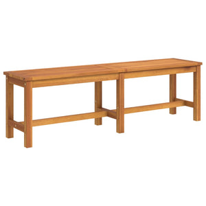 vidaXL Garden Bench Wooden Patio Park Bench Outdoor Seating Solid Wood Acacia-31