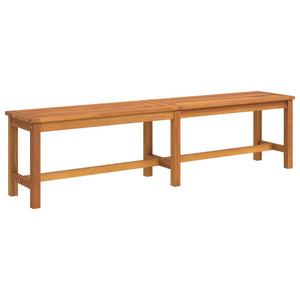 vidaXL Garden Bench Wooden Patio Park Bench Outdoor Seating Solid Wood Acacia-2