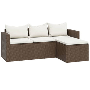 vidaXL Patio Furniture Set Patio Lounge Set Outdoor Furniture Poly Rattan-12