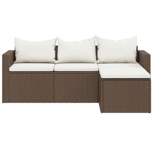 vidaXL Patio Furniture Set Patio Lounge Set Outdoor Furniture Poly Rattan-15