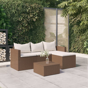 vidaXL Patio Furniture Set Patio Lounge Set Outdoor Furniture Poly Rattan-20