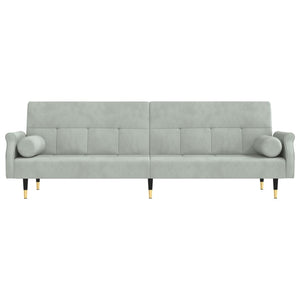 vidaXL Sofa Bed Loveseat Convertible Sofa Bed with Cushions for Studio Velvet-24