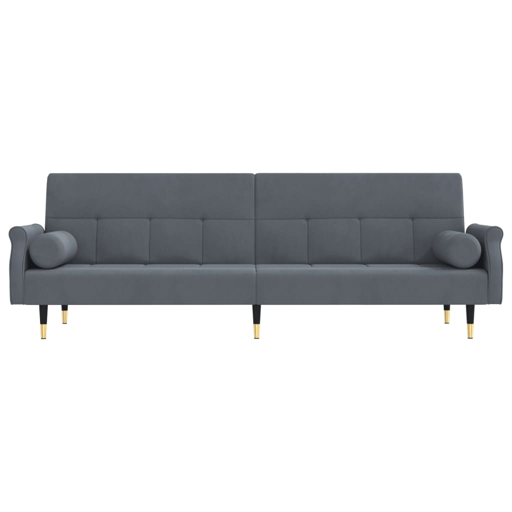 vidaXL Sofa Bed Loveseat Convertible Sofa Bed with Cushions for Studio Velvet-20