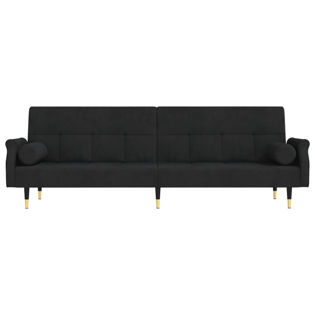 vidaXL Sofa Bed Loveseat Convertible Sofa Bed with Cushions for Studio Velvet-19