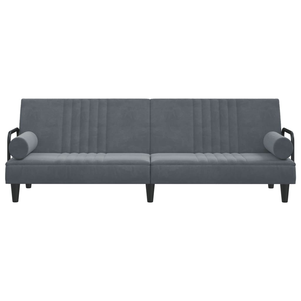 vidaXL Sofa Bed with Armrests Couch Recliner Loveseat Folding Daybed Velvet-24