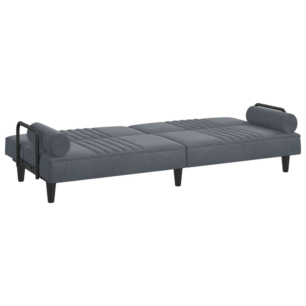 vidaXL Sofa Bed with Armrests Couch Recliner Loveseat Folding Daybed Velvet-43