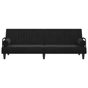 vidaXL Sofa Bed with Armrests Couch Recliner Loveseat Folding Daybed Velvet-18