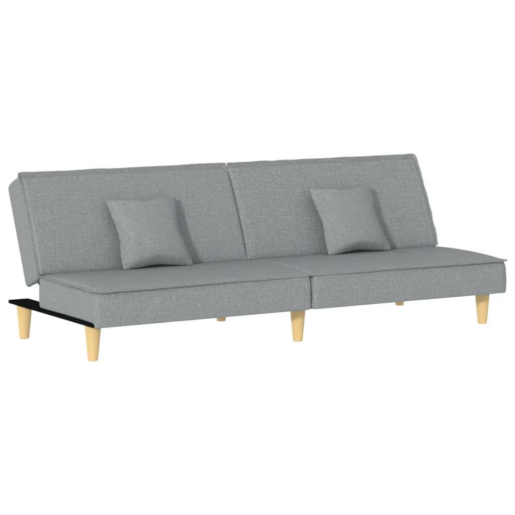 vidaXL Sofa Bed Modern Loveseat Sleeper Sofa Guest Bed with Pillows Fabric-0