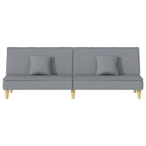 vidaXL Sofa Bed Modern Loveseat Sleeper Sofa Guest Bed with Pillows Fabric-7