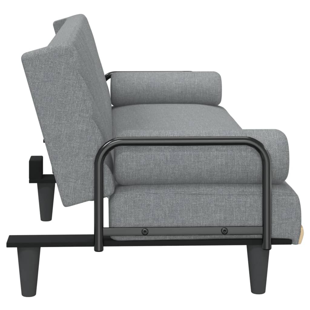 vidaXL Sleeper Sofa with Armrests Sofa Couch Recliner Chair Loveseat Fabric-14