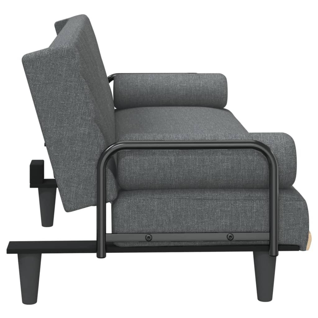 vidaXL Sleeper Sofa with Armrests Sofa Couch Recliner Chair Loveseat Fabric-40