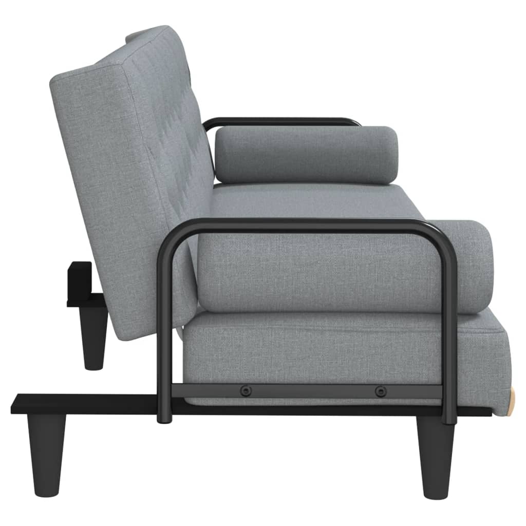 vidaXL Sofa Bed with Armrests Sleeper Sofa Loveseat Recliner Chair Fabric-43