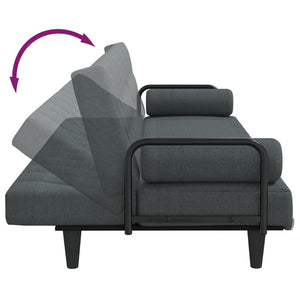 vidaXL Sofa Bed with Armrests Sleeper Sofa Loveseat Recliner Chair Fabric-23