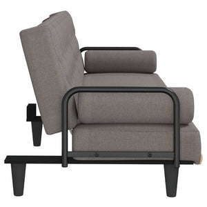 vidaXL Sofa Bed with Armrests Sleeper Sofa Loveseat Recliner Chair Fabric-12