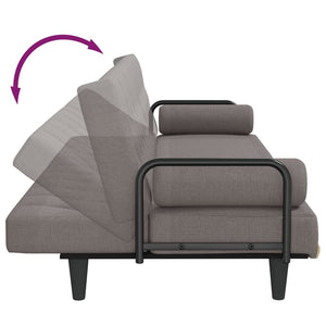 vidaXL Sofa Bed with Armrests Sleeper Sofa Loveseat Recliner Chair Fabric-33