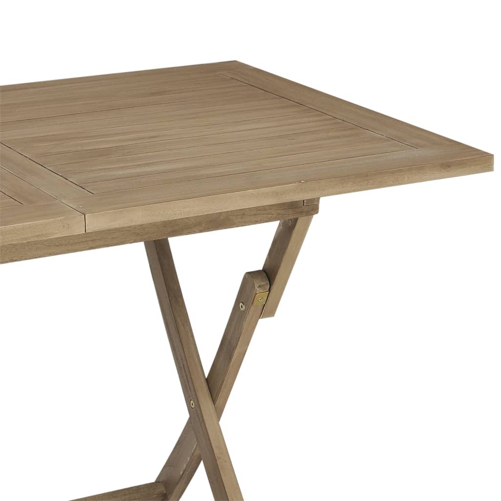 vidaXL Outdoor Dining Table Folding Table Garden Furniture Solid Wood Teak-8