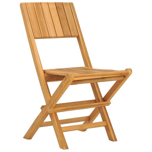 vidaXL Folding Patio Chairs 6 pcs 18.5"x24"x35.4" Solid Wood Teak-2