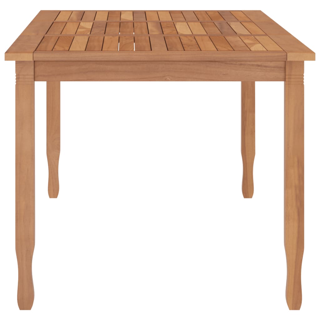 vidaXL Dining Table Rectangular Dining Room Table Furniture Solid Wood Teak-20