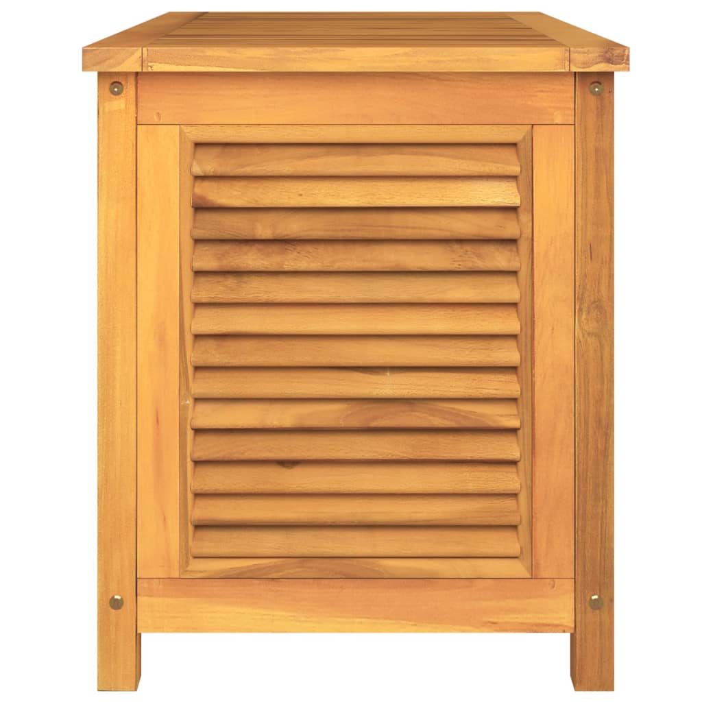 vidaXL Patio Storage Box Outdoor Cushion Storage with Bag Solid Wood Teak-39