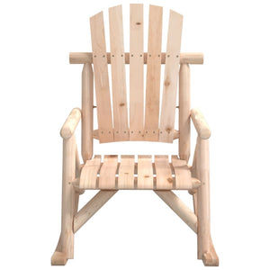 vidaXL Patio Rocking Chair 27.2"x37.8"x39.8" Solid Wood Spruce-1