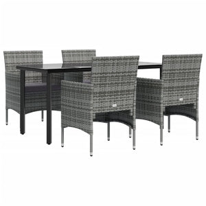 vidaXL Patio Dining Set Outdoor Dining Set Table and Chair Set for Garden-9