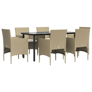 vidaXL Patio Dining Set Outdoor Dining Set Table and Chair Set for Garden-43