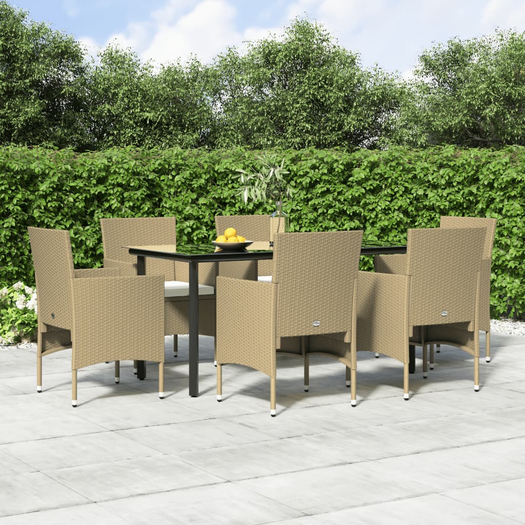 vidaXL Patio Dining Set Outdoor Dining Set Table and Chair Set for Garden-48