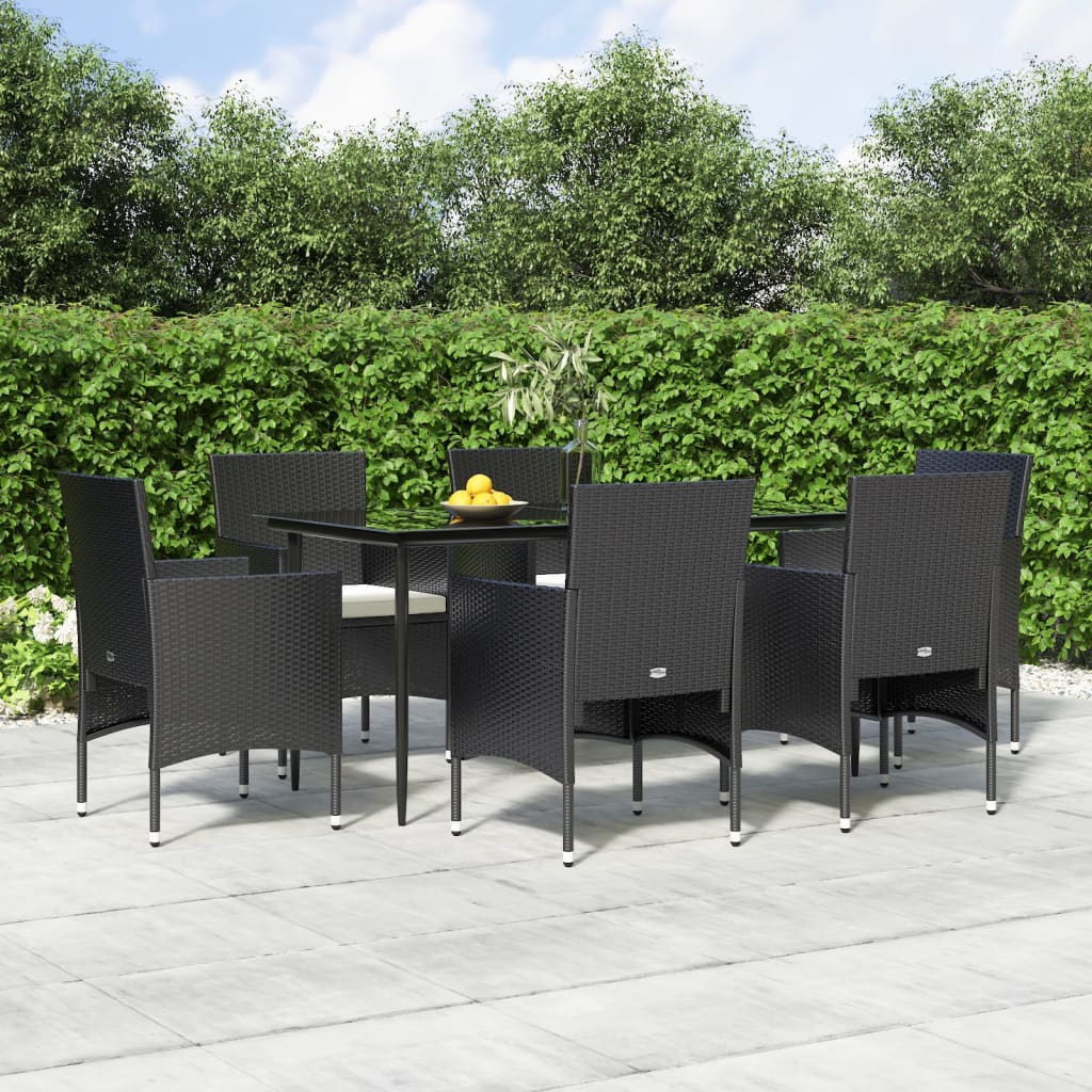 vidaXL Patio Dining Set Outdoor Dining Set Table and Chair Set for Garden-3