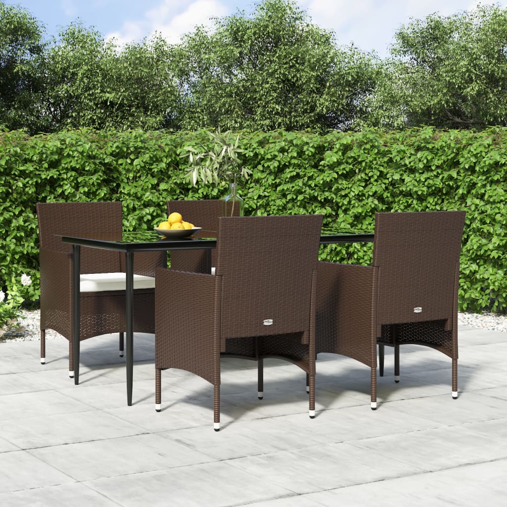 vidaXL Patio Dining Set Outdoor Dining Set Table and Chair Set for Garden-31