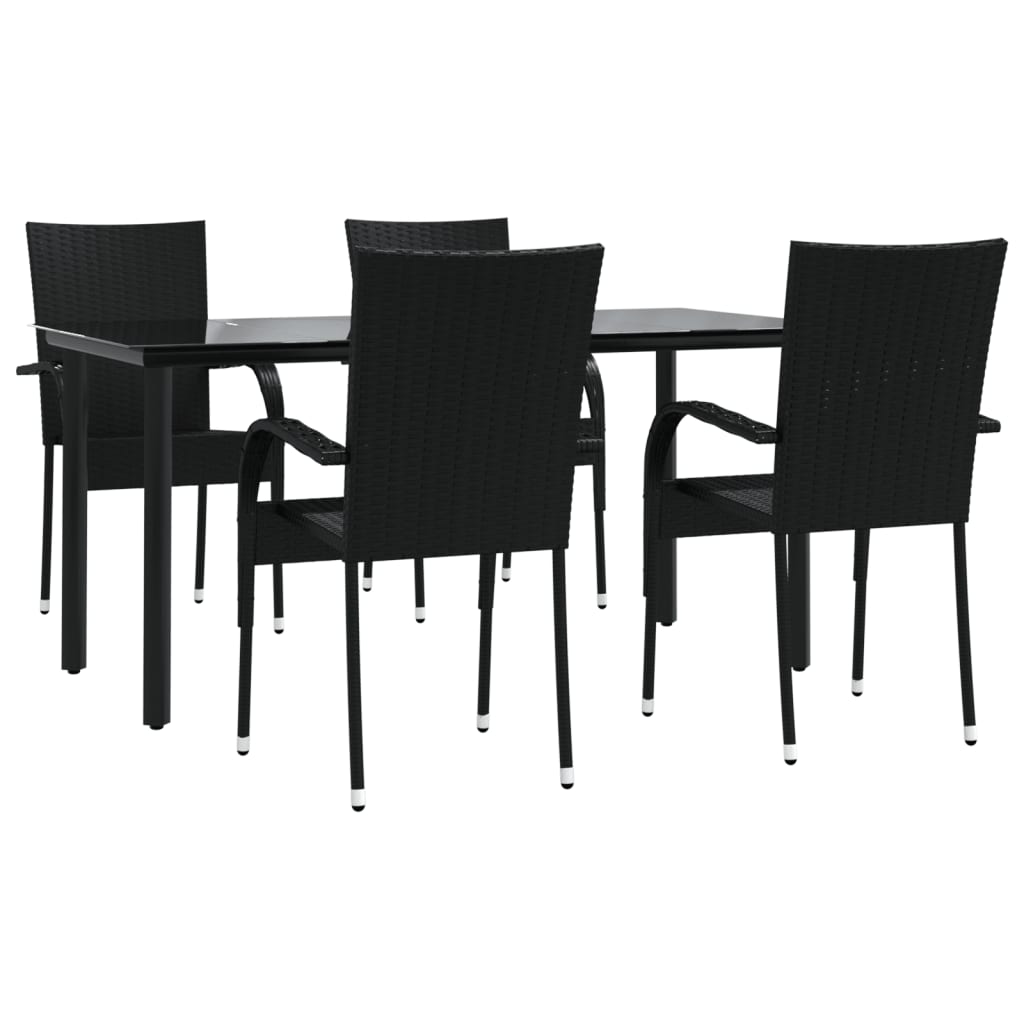 vidaXL Patio Dining Set Outdoor Dining Set Table and Chair Set for Garden-35