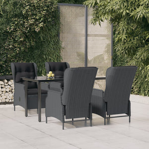 vidaXL Patio Dining Set Outdoor Dining Set Table and Chair Set for Garden-40