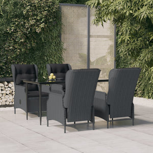 vidaXL Patio Dining Set Outdoor Dining Set Table and Chair Set for Garden-0