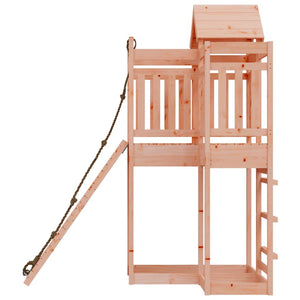 vidaXL Playhouse with Climbing Wall Solid Wood Douglas-5