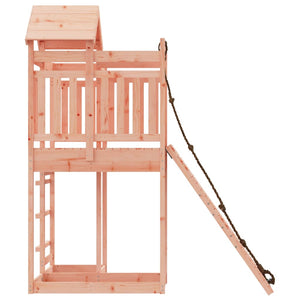 vidaXL Playhouse with Climbing Wall Solid Wood Douglas-6