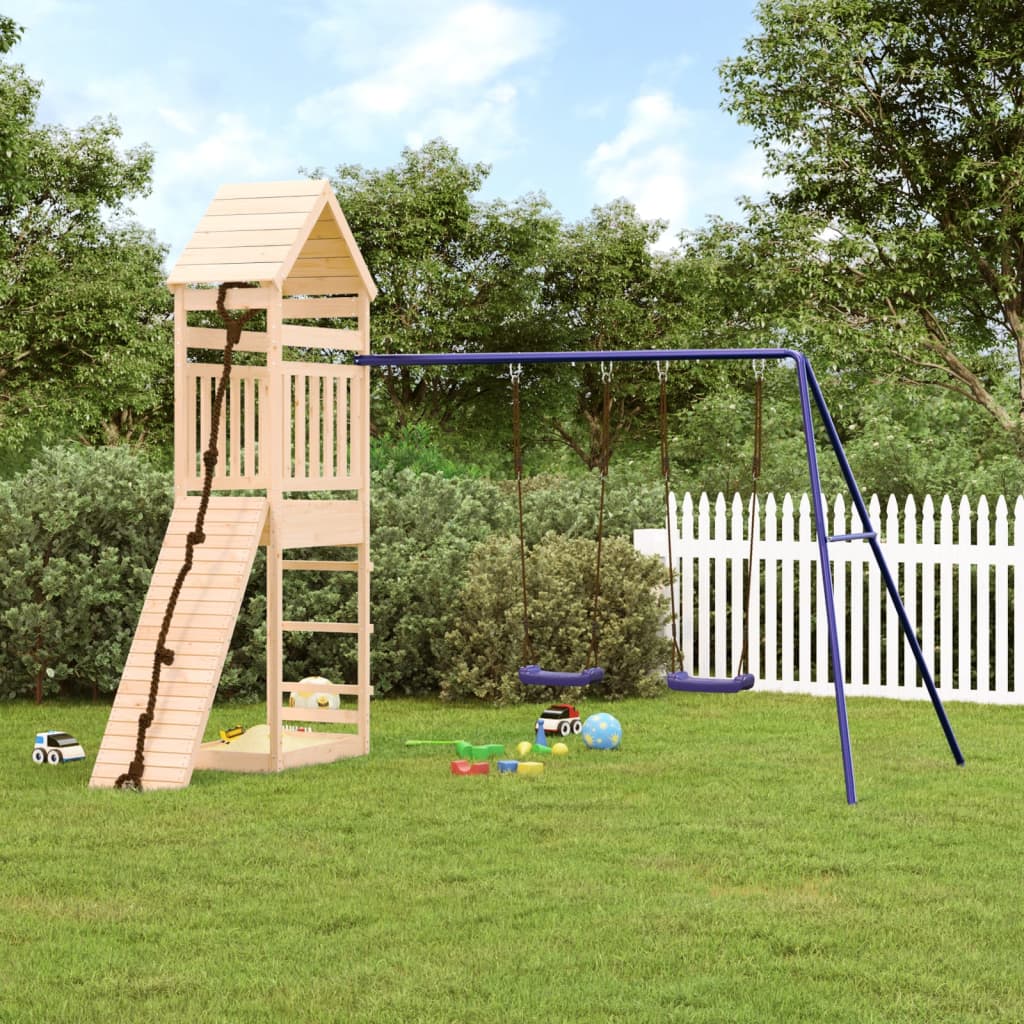 vidaXL Outdoor Playset Solid Wood Pine-0