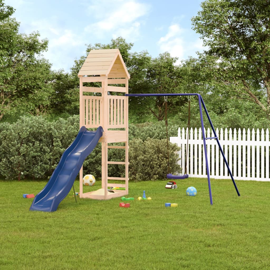 vidaXL Outdoor Playset Solid Wood Pine-0