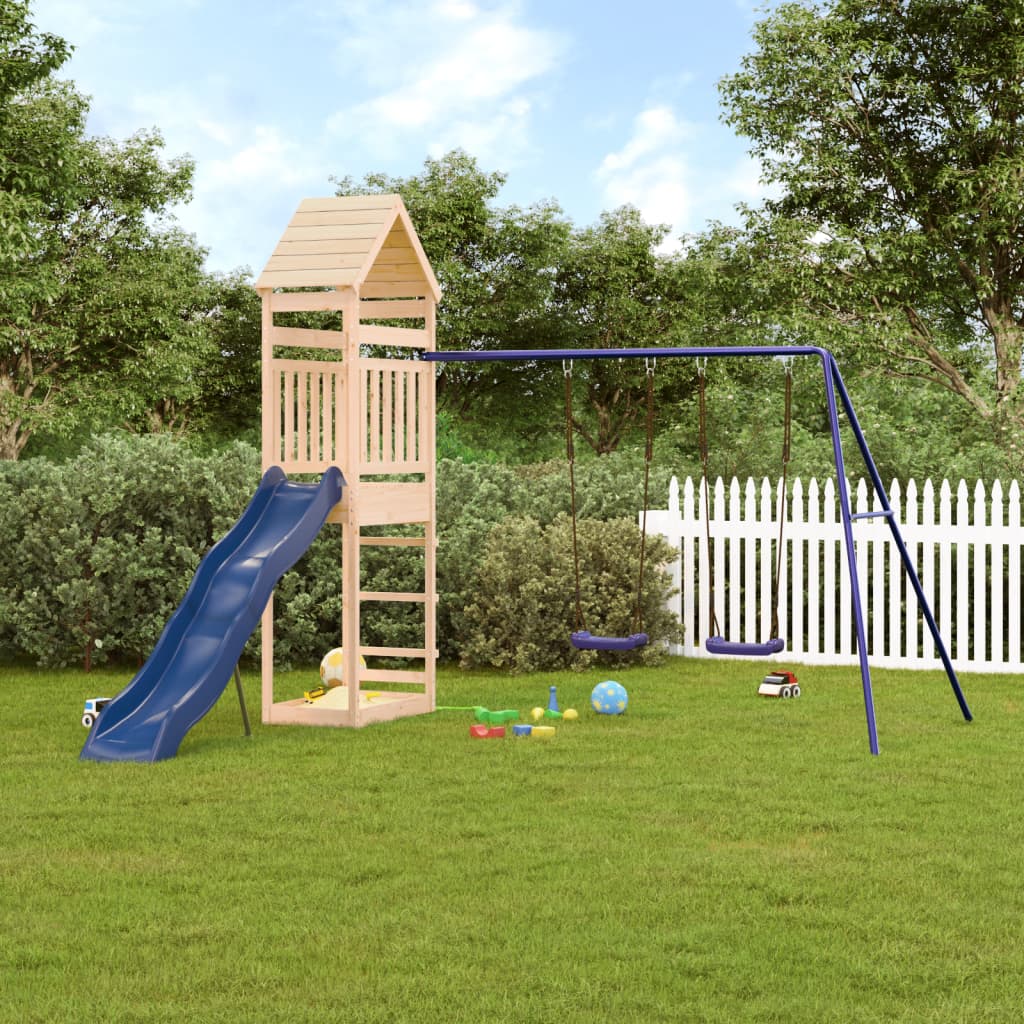 vidaXL Outdoor Playset Solid Wood Pine-0