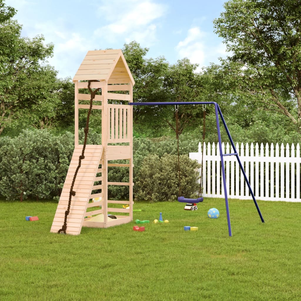 vidaXL Outdoor Playset Solid Wood Pine-0