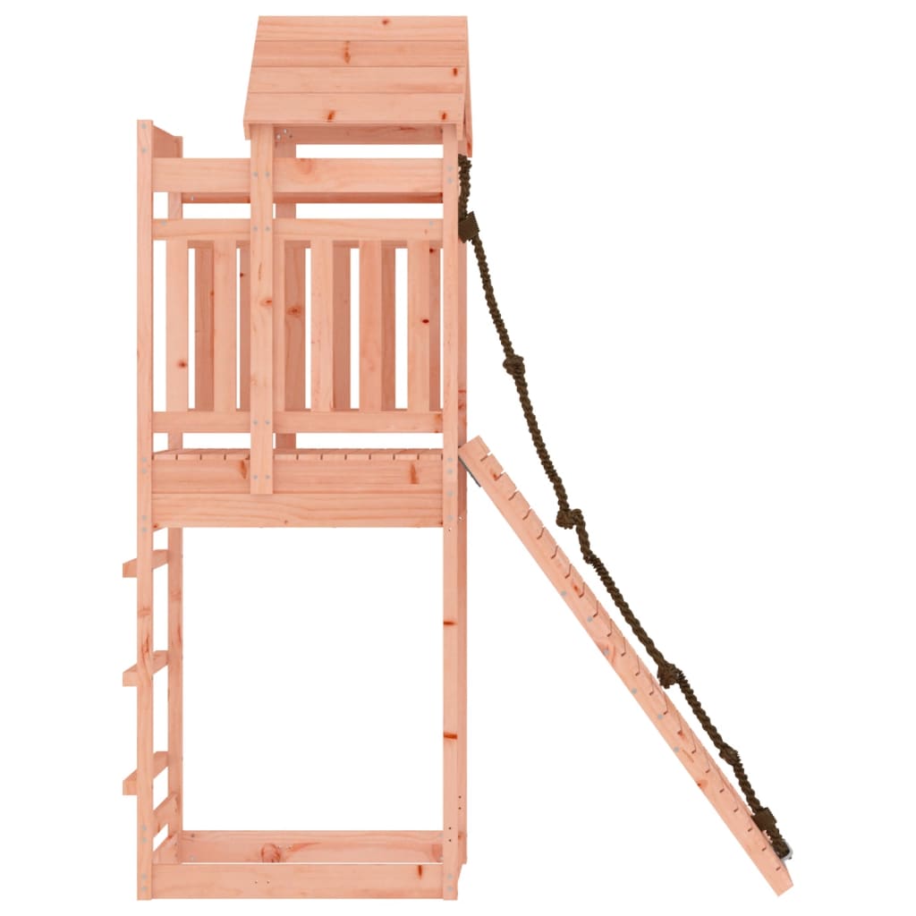 vidaXL Playhouse with Climbing Wall Solid Wood Douglas-5