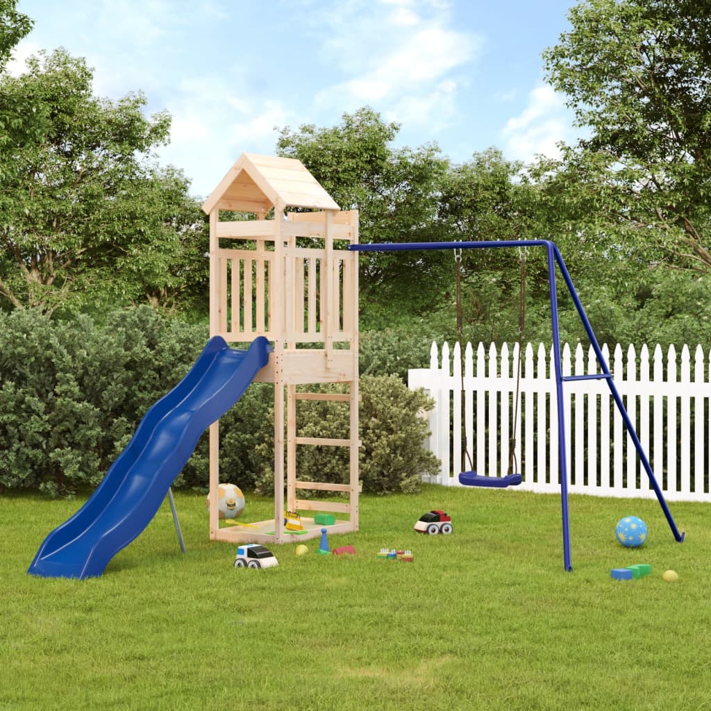 vidaXL Outdoor Playset Solid Wood Pine-0